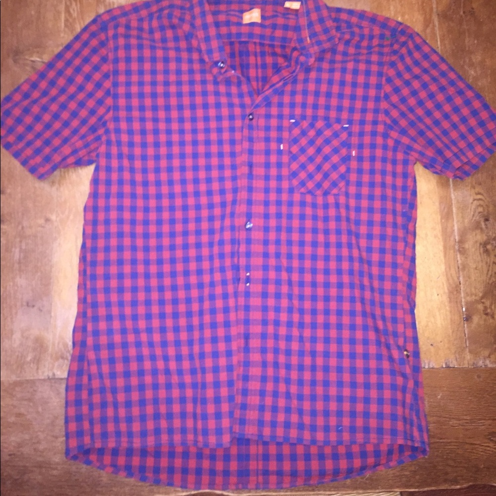 Hugo Boss checkered casual shirt